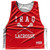 Iraq Country Nations Crossed Sticks Reversible Lacrosse Pinnie Made In USA - Red & White Iraq Country Nations Crossed Sticks Reversible Lacrosse Pinnie Made In USA - Red & White