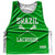 Brazil Country Nations Crossed Sticks Reversible Lacrosse Pinnie Made In USA - Green & White Brazil Country Nations Crossed Sticks Reversible Lacrosse Pinnie Made In USA - Green & White
