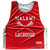 Malawi Country Nations Crossed Sticks Reversible Lacrosse Pinnie Made In USA - Red & White Malawi Country Nations Crossed Sticks Reversible Lacrosse Pinnie Made In USA - Red & White