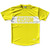 Bright Canary Yellow & White Custom Finish Line Running Shirt Made in USA - Bright Canary Yellow and White