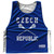 Czech Republic Country Nations Crossed Sticks Reversible Lacrosse Pinnie Made In USA - Royal & White Czech Republic Country Nations Crossed Sticks Reversible Lacrosse Pinnie Made In USA - Royal & White