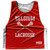 Belgium Country Nations Crossed Sticks Reversible Lacrosse Pinnie Made In USA - Red & White Belgium Country Nations Crossed Sticks Reversible Lacrosse Pinnie Made In USA - Red & White