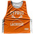 Cyprus Country Nations Crossed Sticks Reversible Lacrosse Pinnie Made In USA - Orange & White