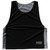 Contrast Color Side Panel Sublimated Lacrosse Pinnies Made In USA - Black and Grey Dark Contrast Color Side Panel Sublimated Lacrosse Pinnies Made In USA - Black and Grey Dark