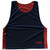 Contrast Color Side Panel Sublimated Lacrosse Pinnies Made In USA - Navy and Red Contrast Color Side Panel Sublimated Lacrosse Pinnies Made In USA - Navy and Red