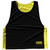 Solid Color Sublimated Lacrosse Pinnies Made In USA - Black and Yellow Solid Color Sublimated Lacrosse Pinnies Made In USA - Black and Yellow