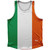 Ireland Country Flag Sport Tank Top Made In USA - Green White Orange Ireland Country Flag Sport Tank Top Made In USA - Green White Orange