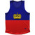 Liechtenstein Country Flag Sport Tank Top Made In USA - Blue Yellow Red