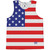American Flag and Massachusetts State Flag Reversible Basketball Practice Singlet Jersey - Red White