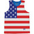 American Flag and Oklahoma State Flag Reversible Basketball Practice Singlet Jersey - Red White American Flag and Oklahoma State Flag Reversible Basketball Practice Singlet Jersey - Red White