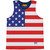 American Flag and Arizona State Flag Reversible Basketball Practice Singlet Jersey - Red White American Flag and Arizona State Flag Reversible Basketball Practice Singlet Jersey - Red White
