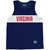 Virginia Finish Line State Flag Basketball Singlets - Navy