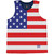 American Flag and Vermont State Flag Reversible Basketball Practice Singlet Jersey - Red White American Flag and Vermont State Flag Reversible Basketball Practice Singlet Jersey - Red White