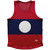 Laos Country Flag Sport Tank Top Made In USA - Red Blue