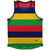 Mauritius Country Flag Sport Tank Top Made In USA - Blue Green Red Mauritius Country Flag Sport Tank Top Made In USA - Blue Green Red