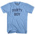 Party Boy Adult Tri-Blend T-shirt - Athletic Blue