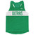 Ultras Kelly Green And White Finish Line Running Tank Top Racerback Track and Cross Country Singlet Jersey Made In USA - White & Kelly Green Ultras Kelly Green And White Finish Line Running Tank Top Racerback Track and Cross Country Singlet Jersey Made In USA - White & Kelly Green