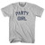 Party Girl Adult Cotton T-shirt - Cool Grey