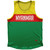 Myanmar Country Finish Line Sport Tank Top Made In USA - Green Yellow