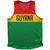 Guyana Country Finish Line Sport Tank Top Made In USA - Red Green