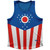 Ohio State Flag Sport Tank Top Made In USA-Blue