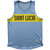 Saint Lucia Country Finish Line Sport Tank Top Made In USA-Light Blue Saint Lucia Country Finish Line Sport Tank Top Made In USA-Light Blue