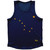 Alaska State Flag Sport Tank Top Made In USA - Navy