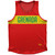 Grenada Country Finish Line Sport Tank Top Made In USA - Red