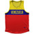 Venezuela Country Finish Line Sport Tank Top Made In USA - Red Yellow