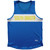 South Dakota Finish Line State Flag Sport Tank Top Made In USA-Blue