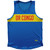 DR Congo Country Finish Line Sport Tank Top Made In USA - Blue