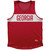Georgia Country Finish Line Sport Tank Top Made In USA-Maroon