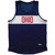 Ohio Finish Line State Flag Sport Tank Top Made In USA - Navy Ohio Finish Line State Flag Sport Tank Top Made In USA - Navy