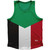 Sudan Country Flag Sport Tank Top Made In USA - Red Black Sudan Country Flag Sport Tank Top Made In USA - Red Black