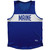 Maine Finish Line State Flag Sport Tank Top Made In USA-Blue Maine Finish Line State Flag Sport Tank Top Made In USA-Blue