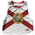 Florida State Flag and American Flag Reversible Lacrosse Pinnie Made In USA - White Florida State Flag and American Flag Reversible Lacrosse Pinnie Made In USA - White
