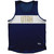 Utah Finish Line State Flag Sport Tank Top Made In USA - Navy