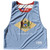 Delaware State Flag and American Flag Reversible Lacrosse Pinnie Made In USA - Light Blue
