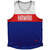 Finish Line State Flag Sport Tank Top Made In USA - Blue White Finish Line State Flag Sport Tank Top Made In USA - Blue White