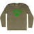 Custom Shamrock Adult Tri-Blend Long Sleeve T-shirt - Military Green