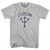 Custom Trident Adult Cotton T-shirt - Grey Heather
