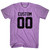 Custom Name And Number Adult Tri-Blend T-shirt - Athletic Purple