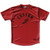 Red & Black Custom Track Wings Running Shirt Made in USA - Red & Black
