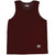 Red Burgundy Blank Basketball Practice Singlet Jersey Red Burgundy Made in USA - Red Burgundy