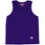 Purple Violet Blank Basketball Practice Singlet Jersey Purple Violet Made in USA - Purple Violet