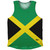 Jamaica Country Flag Athletic Tank Top Made in USA - Green Black