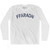 Ffaraon Adult Cotton Long Sleeve T-Shirt - White