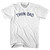 Twin Dad Adult Cotton T-shirt - White
