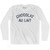 Chocolat Au Lait Adult Cotton Long Sleeve T-Shirt - White