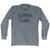 Zombie Corp Adult Tri-Blend Long Sleeve T-Shirt - Athletic Grey